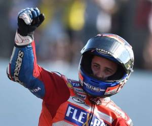 El italiano Andrea Dovizioso gana el GP de Gran Bretaña de MotoGP y alcanza el liderato del Mundial (Foto: Agencia AFP)