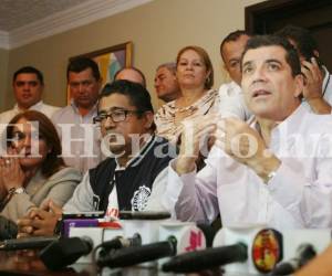 Elvin Santos cuenta con el respaldo de alcaldes y diputados para encabezar al Partido Liberal en la disputa de la Presidencia de la República, foto: Efraín Salgado/ El Heraldo.