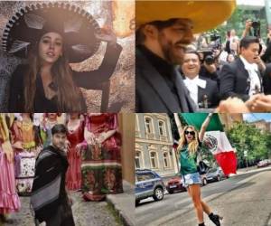 Estas celebridades no dudaron en hacer público el gran amor que sienten por su querido México; unos cantando y otros dieron el grito de independencia con mucho fervor. Fotos: Instagram.