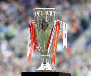 El trofeo que se llevará el campeón del segundo certamen de la Copa Centroamericana de Concacaf.