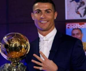 Cristiano se alzó con el cuarto Balón de Oro de su carrera (Foto: Agencias / Deportes El Heraldo / Noticias de Honduras / El Heraldo Honduras)