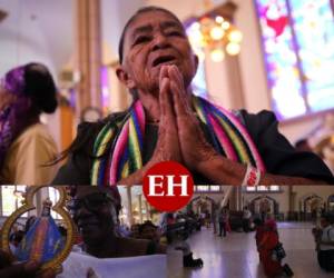 Este 3 de febrero se conmemoran 273 años del hallazgo de la Virgen de Suyapa y la feligresía devota llega desde diferentes puntos del país para rendirle homenaje a la Patrona de Honduras. Estas imágenes muestran el amor y la fe que tienen los hondureños por La Morenita. Fotos: Johnny Magallanes / EL HERALDO.