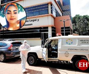 El cadáver de la joven Sandra Nicol Mejía Arriola fue ingresado por personal del Ministerio Público a la morgue de Medicina Forense, donde se le practicó la autopsia.