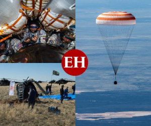Dos astronautas de la NASA y un cosmonauta ruso regresaron este viernes desde la Estación Espacial Internacional (ISS) a la Tierra, que se encuentra en plena pandemia por el nuevo coronavirus. Fotos: AFP.