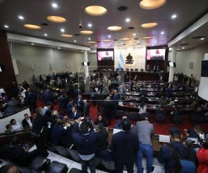 Todo listo para el inicio de la sesión en el Congreso Nacional.