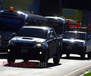 En la carretera CA-5 los elementos de tránsito estarán ubicados en el sector de La Pirámide. Foto: EL HERALDO.