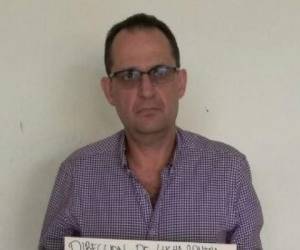 Aldo Asfura Laca fue capturado por tener supuestos nexos con el crimen organizado y el delito de lavado de activos. Foto: Ministerio Público/Twitter.