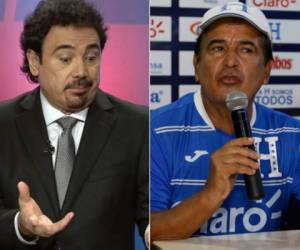 Hugo Sánchez arremetió contra el entrenador de Honduras Jorge Luis Pinto. (Fotos: Redes / EL HERALDO)