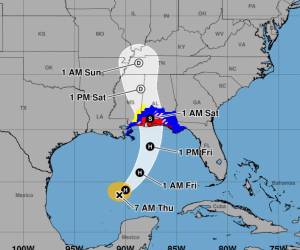 De acuerdo al CNH, otros estados que podrían verse afectados son Luisiana, Tennessee, Carolina del Norte y Carolina del Sur.