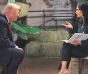 El presidente de Estados Unidos, Donald Trump, abandonó abruptamente una entrevista televisiva luego de protagonizar un fuerte intercambio con la periodista Kristen Welker, quien le solicitó pruebas sobre sus reiteradas denuncias de fraude electoral.