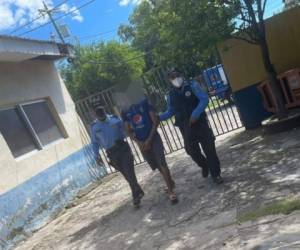 El joven de 22 años fue detenido en la colonia colonia Sor Dionicia de Nacaome, Valle. Foto: Twitter PoliciaHonduras
