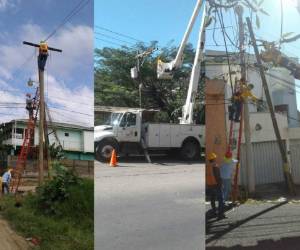 Las cuadrillas de la Empresa Energía Honduras realizarán mantenimiento en las zonas que encontrará en el listado.