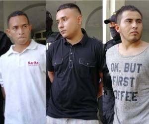 Los individuos responden a los nombres de Francisco Iturbide Pineda Luna (20), Kevin Manuel Castillo Lazo (19) y Nelson Alexander Rodríguez Martínez (20).