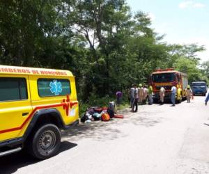 Los cuerpos de socorro indicaron que los golpes que recibieron los pasajeros no fueron de gravedad, salvo una de las heridas, quien fue trasladada hasta el hospital de Cofradía, Cortés, pues presentó una lesión en la cabeza.