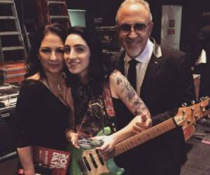 Gloria, Emily y Emilio Estefan, toda la familia es amante de la música.