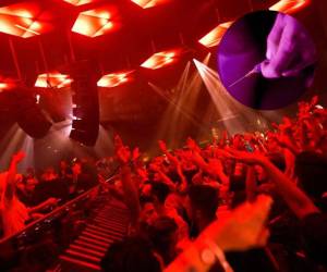 Fiesta nocturna en España.