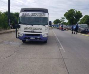 Según los reportes preliminares, el conductor fue ultimado por un individuo que abordó la unidad de transporte interurbano en la ciudad de El Progreso, Yoro.