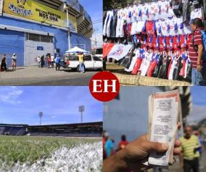 El ambiente previo al partido Olimpia- Marathón en el Estadio Nacional de Tegucigalpa muestra la gran euforia de los aficionados por presenciar dicho encuentro que iniciará a las 4:00 de la tarde (hora de Honduras). Fotos: Ronal Aceituno.
