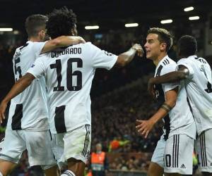 Paulo Dybala le dio el triunfo a la Juventus sobre el Manchester United en el Old Trafford. Foto:AFP