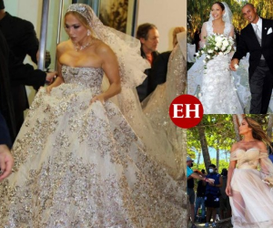 La artista solo se ha casado tres veces en la vida real, pero muchas veces más en la pantalla grande, te mostramos algunos de esos espectaculares modelos lucidos por la Diva del Bronx.