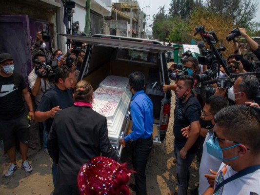 Brandon Giovanny murió en un accidente de tren luego de que una línea elevada del metro colapsara en la capital de México. CLAUDIO CRUZ / AFP.
