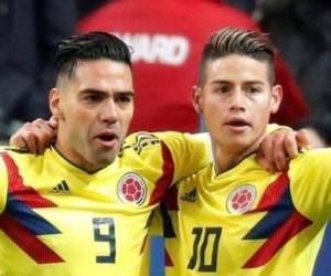 Radamel Falcao y James Rodríguez son dos de los jugadores colombianos más famosos de esta generación. (Foto: Cortesía depor.com)