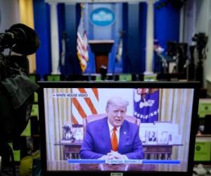 A Trump solo le queda una semana en la Casa Blanca y Biden jurará como el presidente número 46 de Estados Unidos el 20 de enero. Foto: Agencia AFP.