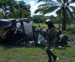A las 9:15 de la mañana del domingo fue el último contacto con el helicóptero de matrícula PNC 0741, tipo Huey UH-1N. Foto: Twitter