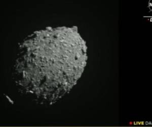 Así fue captado el momento en el que la nave DART impactó contra el asteroide Dimorphos.