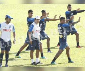 Los catrachos entrenan fuerte para llegar finos al debut de la Copa Centroamericana ante Nicaragua (Foto: EL HERALDO)