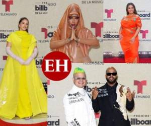 Pese a que es la noche para lucir sus mejores galas, algunos artistas del mundo del entretenimiento optaron por vestir atuendos anticuados, 'clichés' -o en su defecto- muy llamativos para la alfombra roja de los Billboard Latin Music Awards. En esta ocasión sus elecciones no jugaron a su favor. ¿Quiénes están incluidos en los peor vestidos? Checa a continuación. FOTOS: AP/AFP