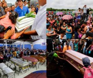 El luto envolvió este domingo a Nicaragua por la atroz muerte de seis miembros de una familia.