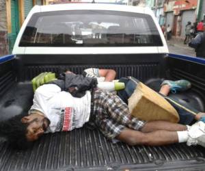 Los pandilleros fueron detenidos en un operativo de la Policía Preventiva en Comayagüela.