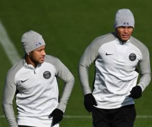 El entrenador del Paris Saint Germain dijo que Neymar se encuentra bien y que está en primera línea en los entrenamientos. Foto: AFP