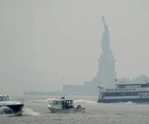 El fenómeno debería desaparecer el miércoles, cuando se aguarda la llegada de un frente frío en la región neoyorquina. Foto: AFP