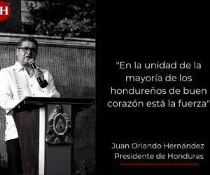 El presidente Juan Orlando Hernández dio su tradicional discurso a la población previo al Grito de Independencia. Esta es la recopilación de sus frases más destacadas.