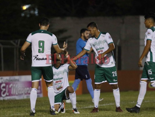 El Platense logró vencer 1-4 al Honduras de El Progreso como visitante.