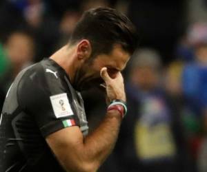 Buffon no puede creer la eliminación de Italia del Mundial de Rusia 2018.