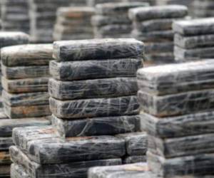 Según la policía guatemalteca, la droga incautada está valorada en unos dos millones de dólares. Foto cortesía Prensa