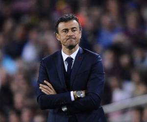 Luis Enrique, entrenador español. Foto AFP