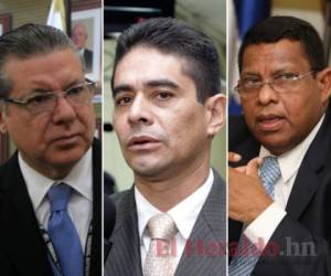 Los ex magistrados David Matamoros Batson (presidente), además de Erick Mauricio Rodríguez Gavarrete, José Saúl Escobar Andrade son vinculados en el caso.