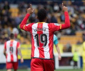 En la foto el Choco Lozano cuando le anotó al Villareal en este temporada. Foto: Sitio Oficial del Club