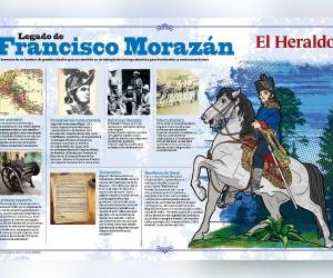 En el marco del aniversario de su nacimiento y de la celebración del Día del Soldado Hondureño, EL HERALDO presenta una lámina gratuita y descargable denominada: “Legado de Francisco Morazán”.