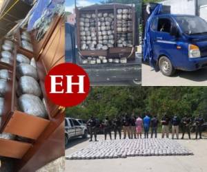 Por segundo día consecutivo, las autoridades policiales lograron dar un fuerte golpe a las estructuras del narcotráfico en Honduras tras la incautación de cientos de paquetes de presunta hierba seca marihuana.Este jueves la incautación se llevó a cabo en un retén policial de la ciudad de El Progreso, Yoro. ¿Cómo se desarrolló? ¿Quiénes fueron detenidos? Todos los detalles aquí...