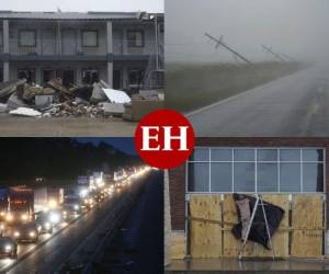 Los efectos del huracán Delta son apocalípticos, cientos de personas desplazadas hacia zonas más seguras, temibles oleajes y vientos que amenzan con acabar con todo a su paso. Fotos: AFP