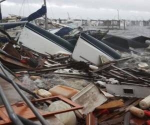 Michael tocó tierra el miércoles como el huracán más potente en azotar la costa oeste de Florida. Fotos: AFP