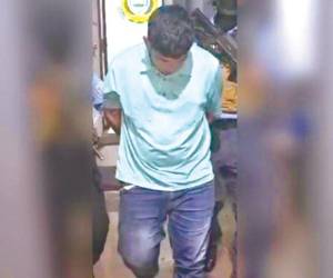 Agentes de la Dipampco capturaron a “Moya” en Villanueva.