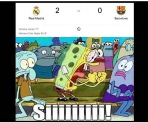 El Real Madrid venció 2-0 al Barcelona en el clásico español. Estos son los memes que dejó el duelo...