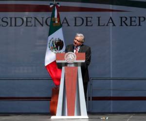 En un discurso, el presidente contó sus logros hasta el momento. Foto: AP.