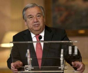 El Secretario General de la Organización de las Naciones Unidas (ONU), Antonio Guterres, felicitó este martes al presidente Juan Orlando Hernández por su reelección en Honduras.